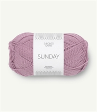 4632 Rosa Lavendel Sunday, Merino uld